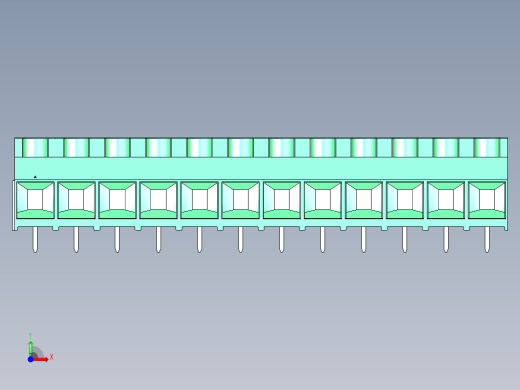DEGSON DG636 系列 6.357.629.52mm 接线端子-DG636-9.52-12P-14-00AH前视缩略图