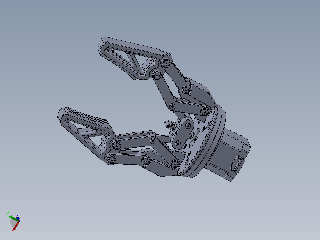 机器人伺服电机夹爪