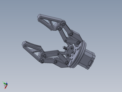 机器人伺服电机夹爪