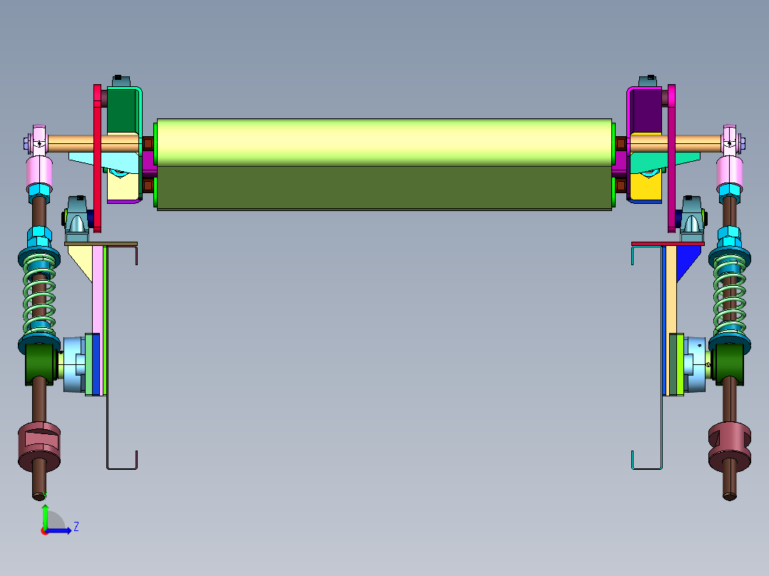 土豆鲜粉条食品塑料袋整平压袋机左视图