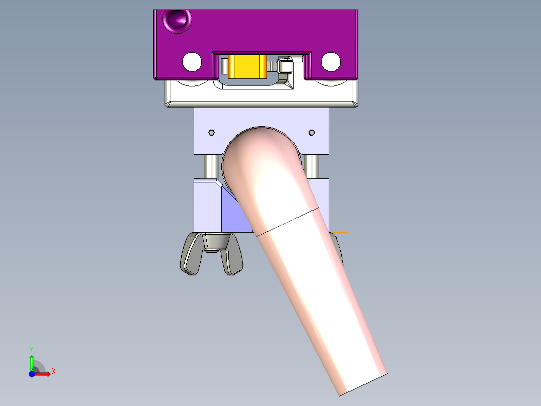 防撞识别装置前视图
