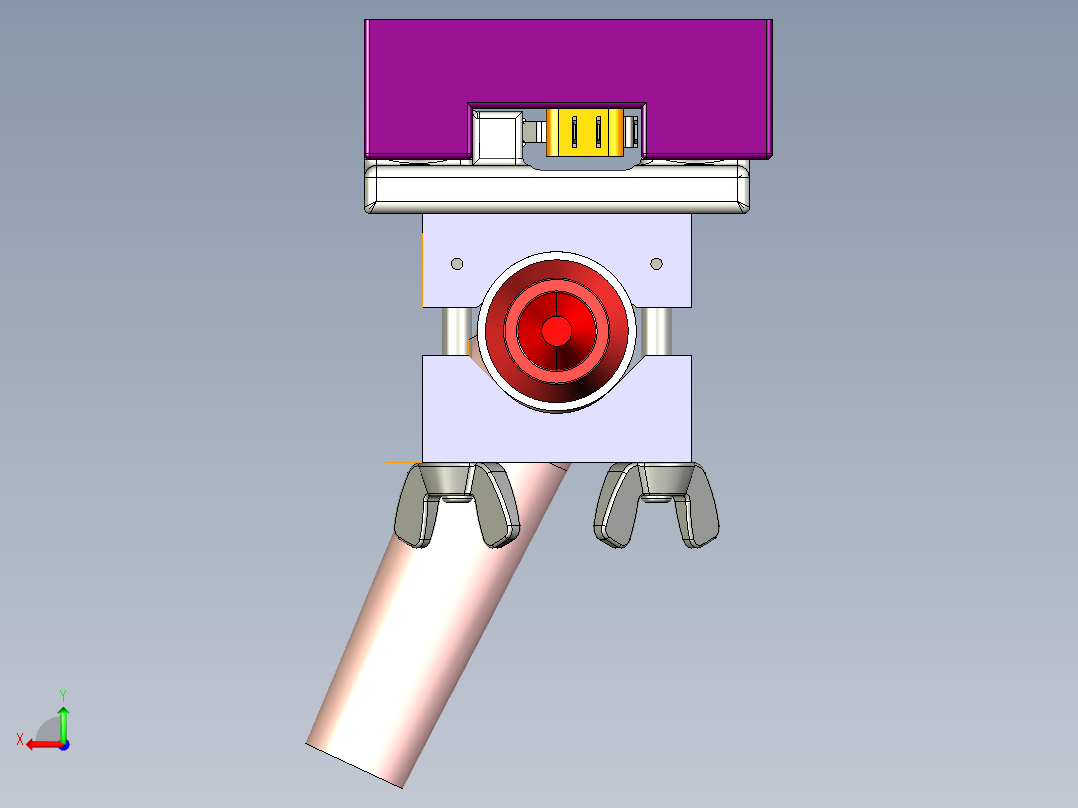 防撞识别装置后视图
