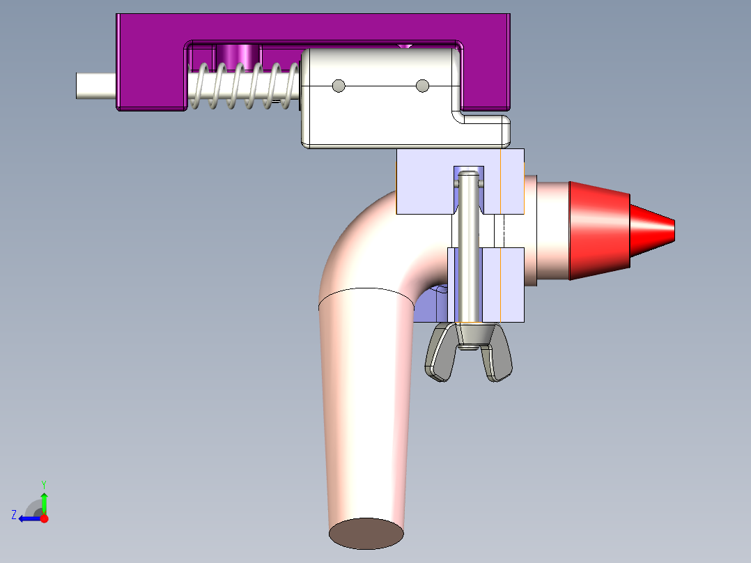 防撞识别装置右视图