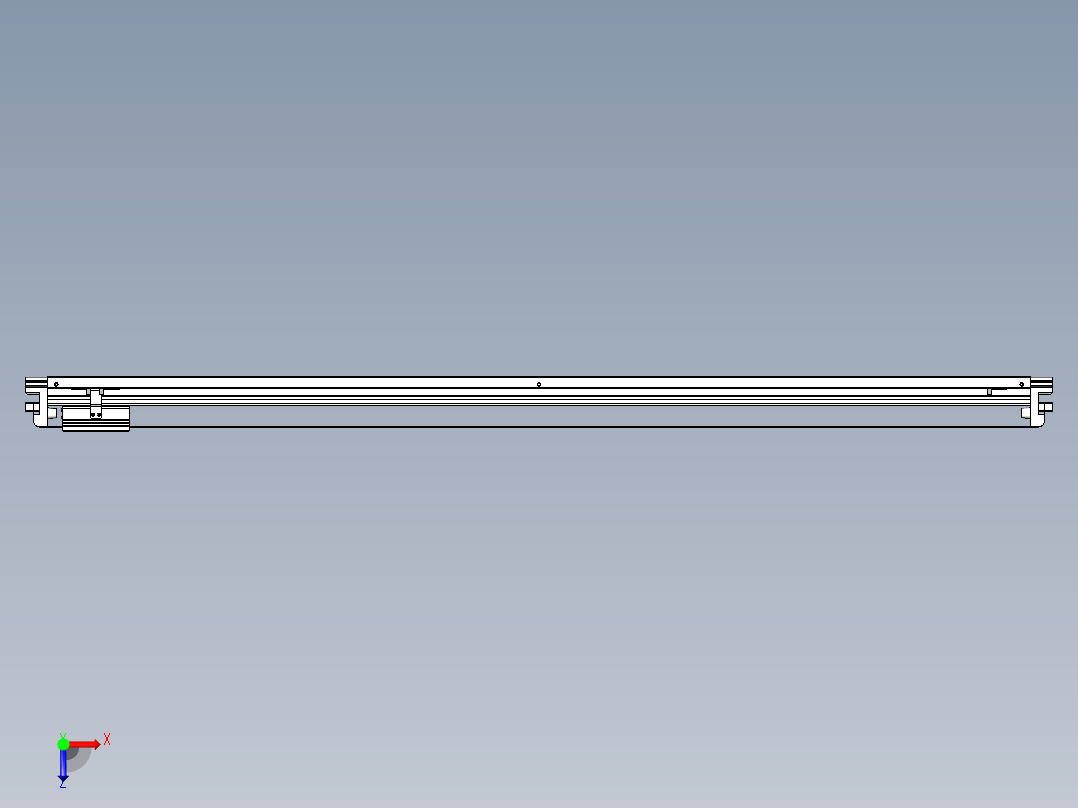 威洛博VL系列3d模型模组VL17E1Y-S1450俯视图