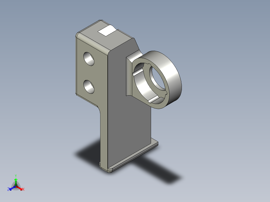 Kingroon KP3S 线轴架主视图