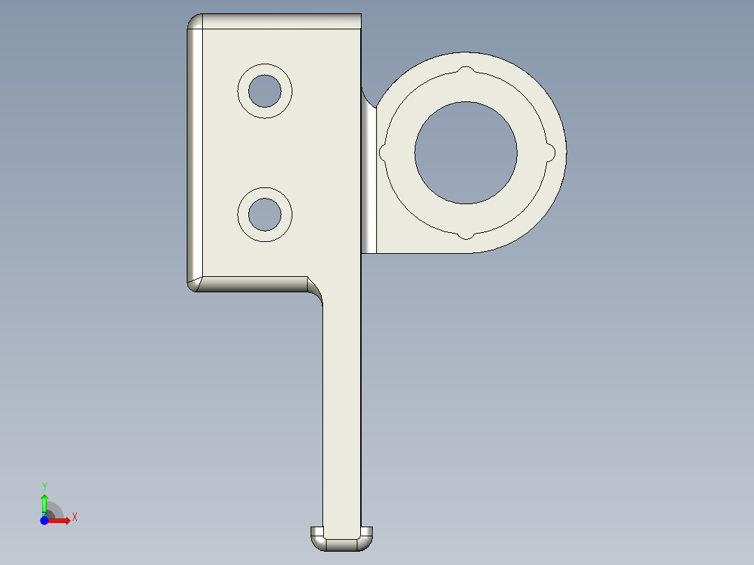 Kingroon KP3S 线轴架前视图