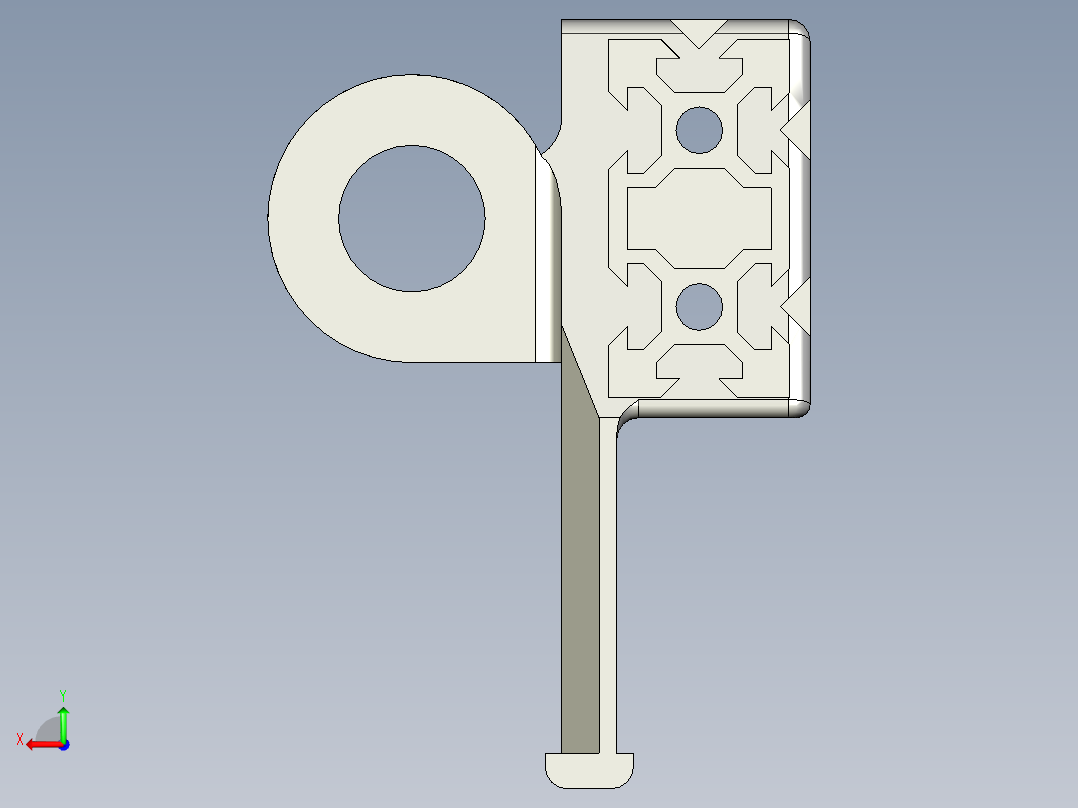 Kingroon KP3S 线轴架后视图