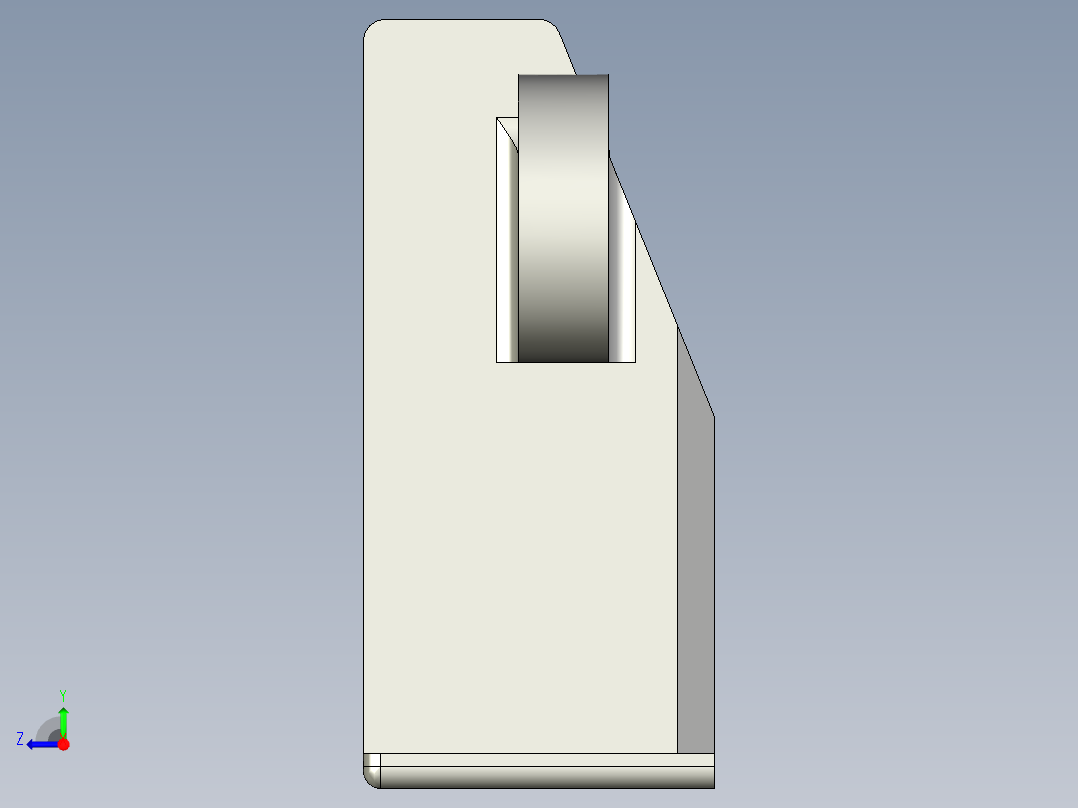 Kingroon KP3S 线轴架右视图