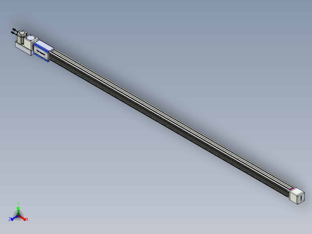 威洛博LB.GB同步带传动--欧规系列GB8-L96-S3000-BL-P75主视图