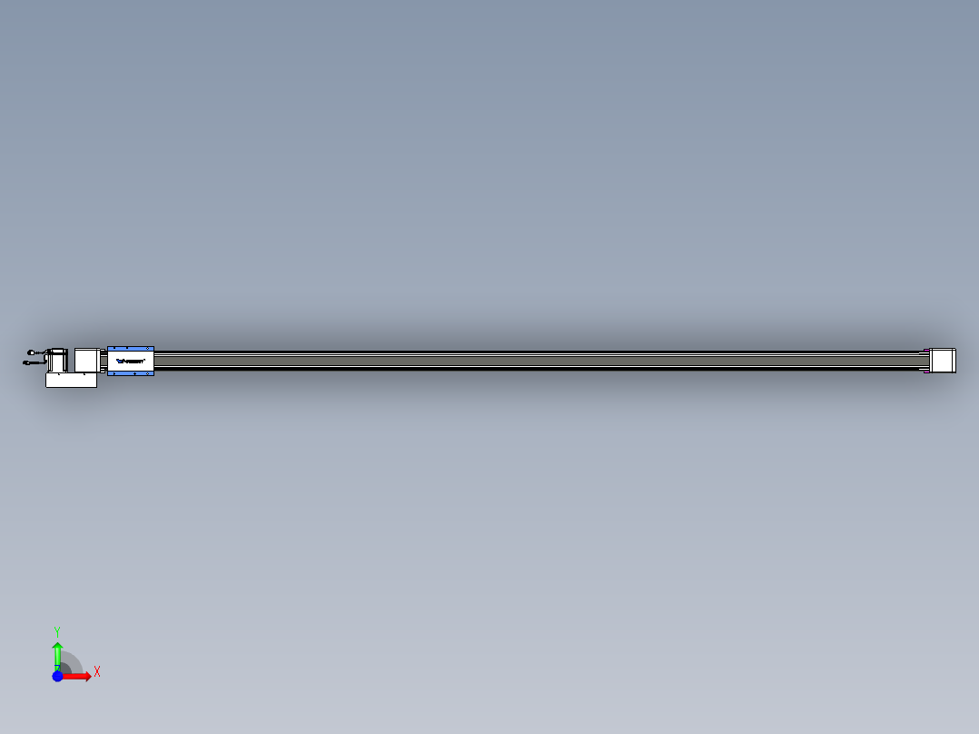 威洛博LB.GB同步带传动--欧规系列GB8-L96-S3000-BL-P75前视图
