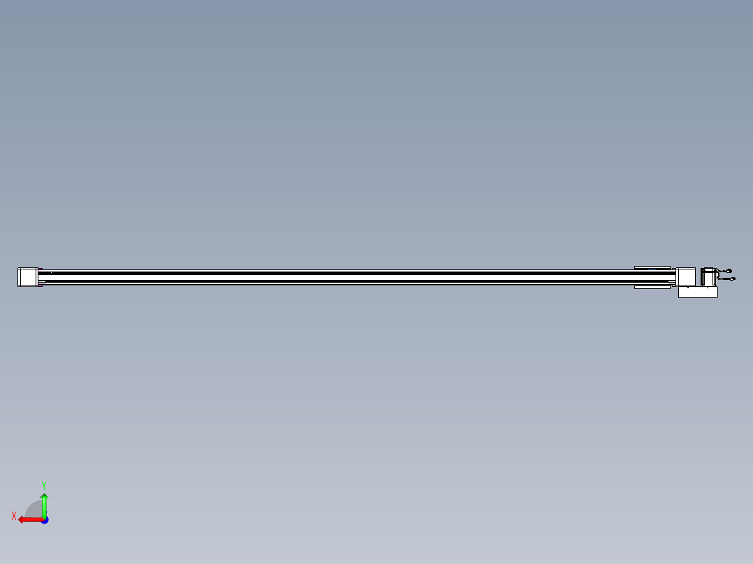 威洛博LB.GB同步带传动--欧规系列GB8-L96-S3000-BL-P75后视图