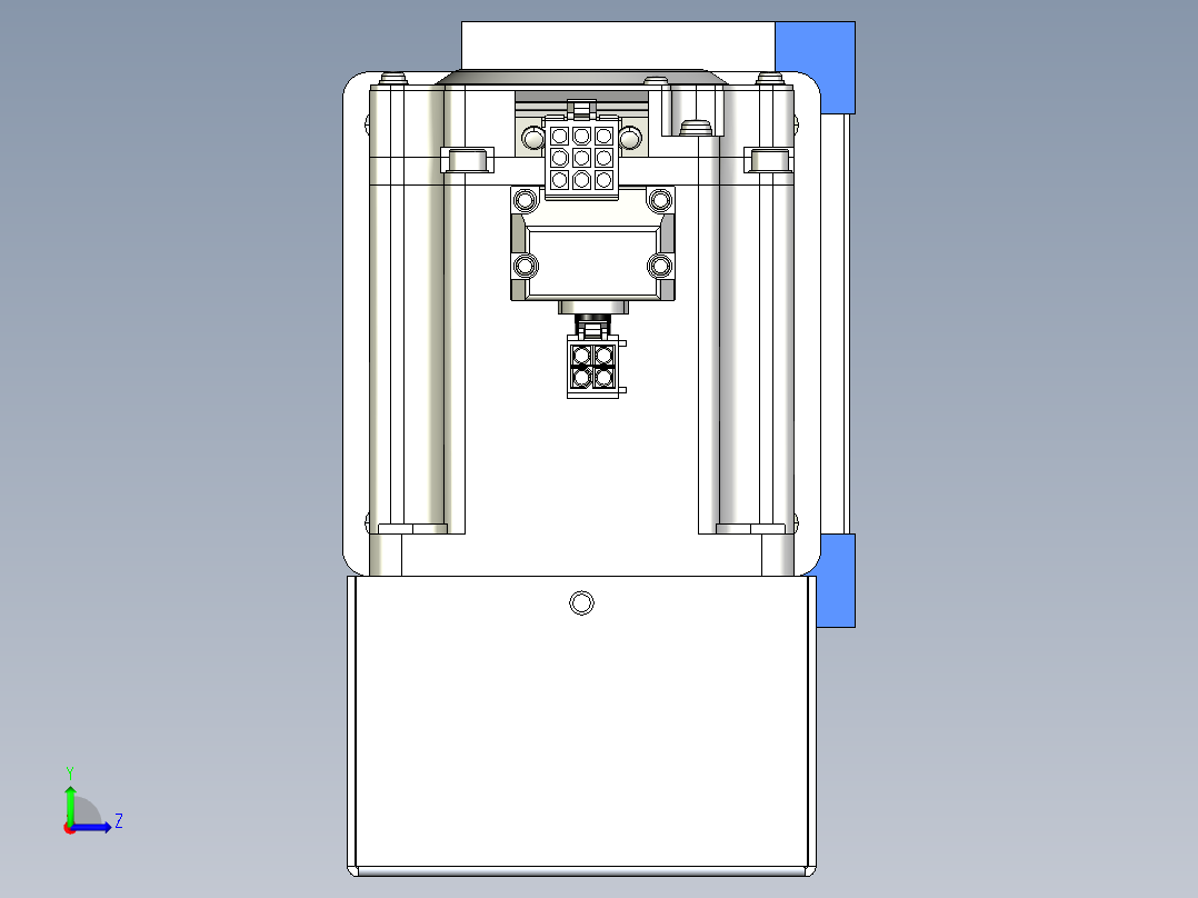 威洛博LB.GB同步带传动--欧规系列GB8-L96-S3000-BL-P75左视图