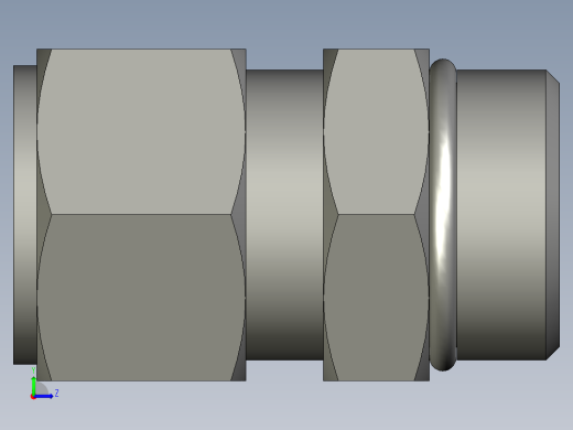 卡套式工业通用硬管接头16_f5bu-s左视缩略图
