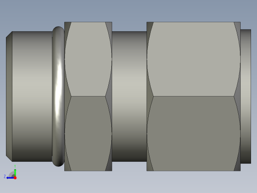卡套式工业通用硬管接头16_f5bu-s右视缩略图