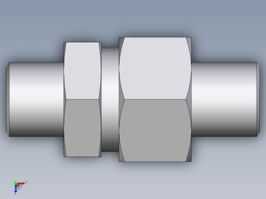 卡套式工业通用硬管接头EO_Weld_fitting_for_tubes_ASK630X3S俯视缩略图