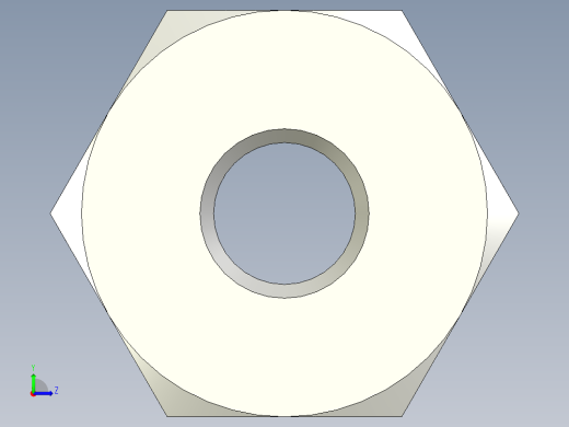 螺母-Nut_M10-45-24-30-30.stp左视缩略图