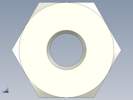 螺母-Nut_M10-45-24-30-30.stp右视缩略图
