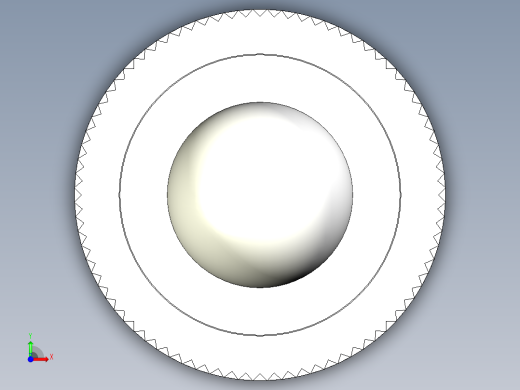 側向式定位柱(塑膠梢A)2215-3D多系列多零件图纸模型前视缩略图