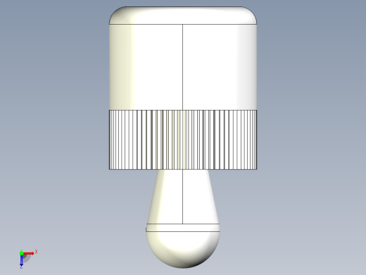 側向式定位柱(塑膠梢A)2215-3D多系列多零件图纸模型俯视缩略图