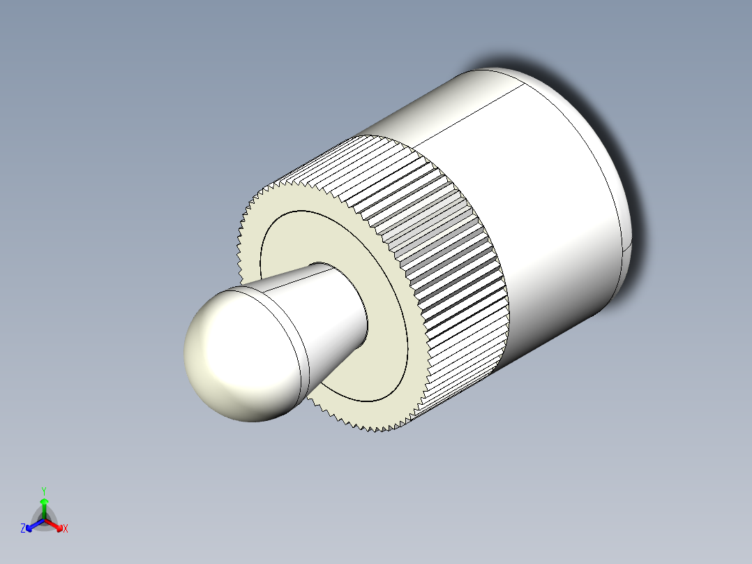 側向式定位柱(塑膠梢A)2215-3D多系列多零件图纸模型正等轴测图