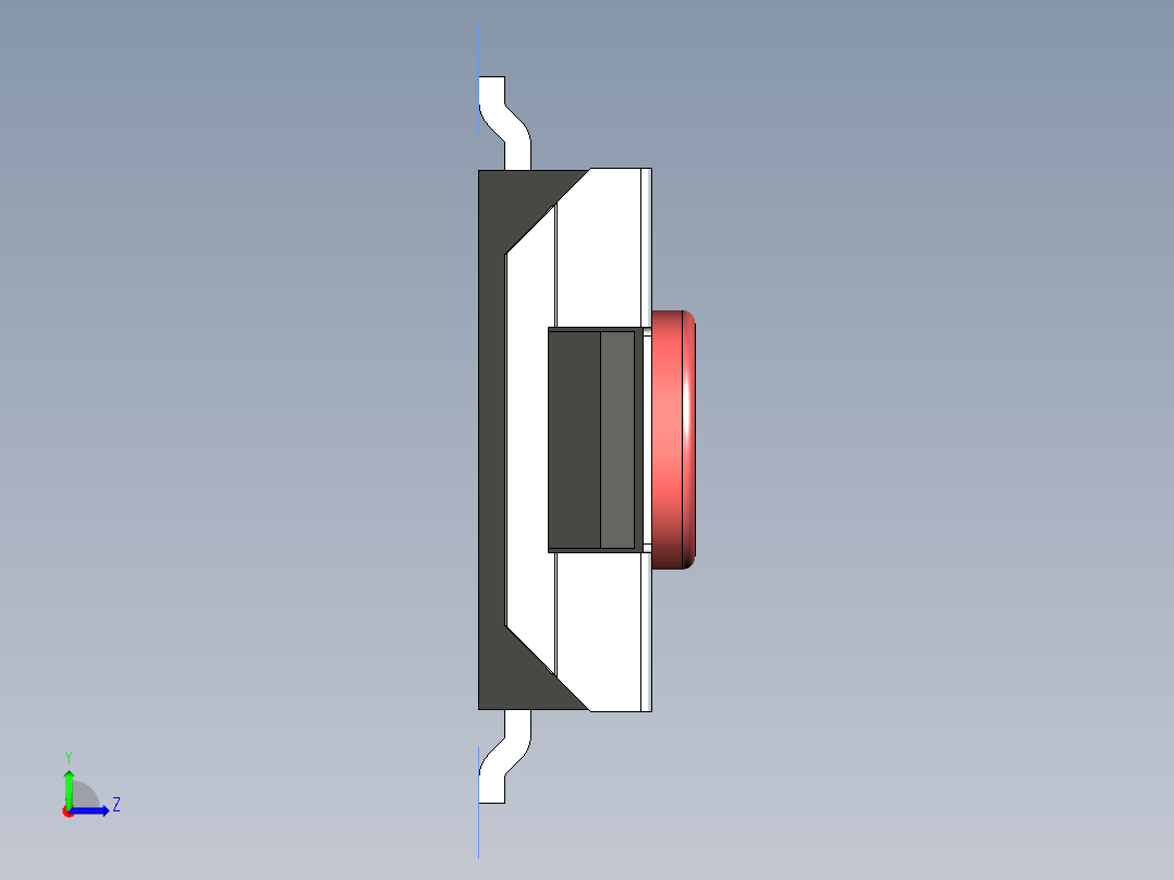 开关继电器保护 SM-PTS641SK25左视图