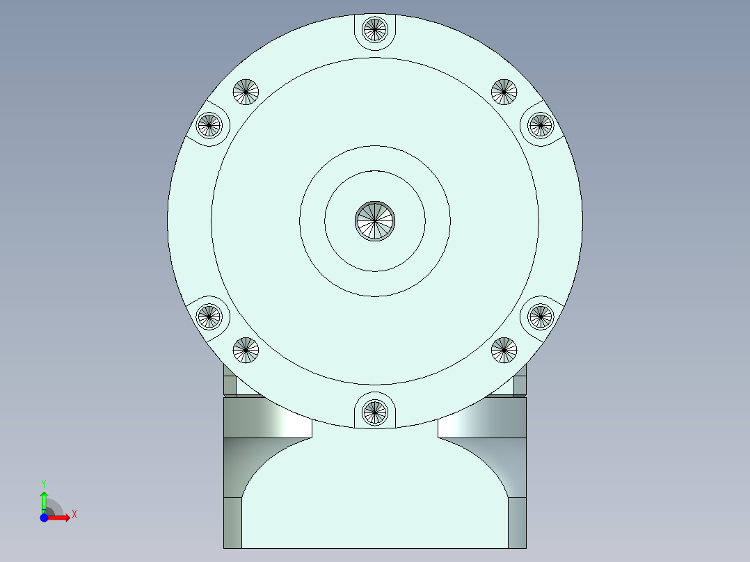 直齿ZPLE160-L2 22-110-145-M8.stp前视图