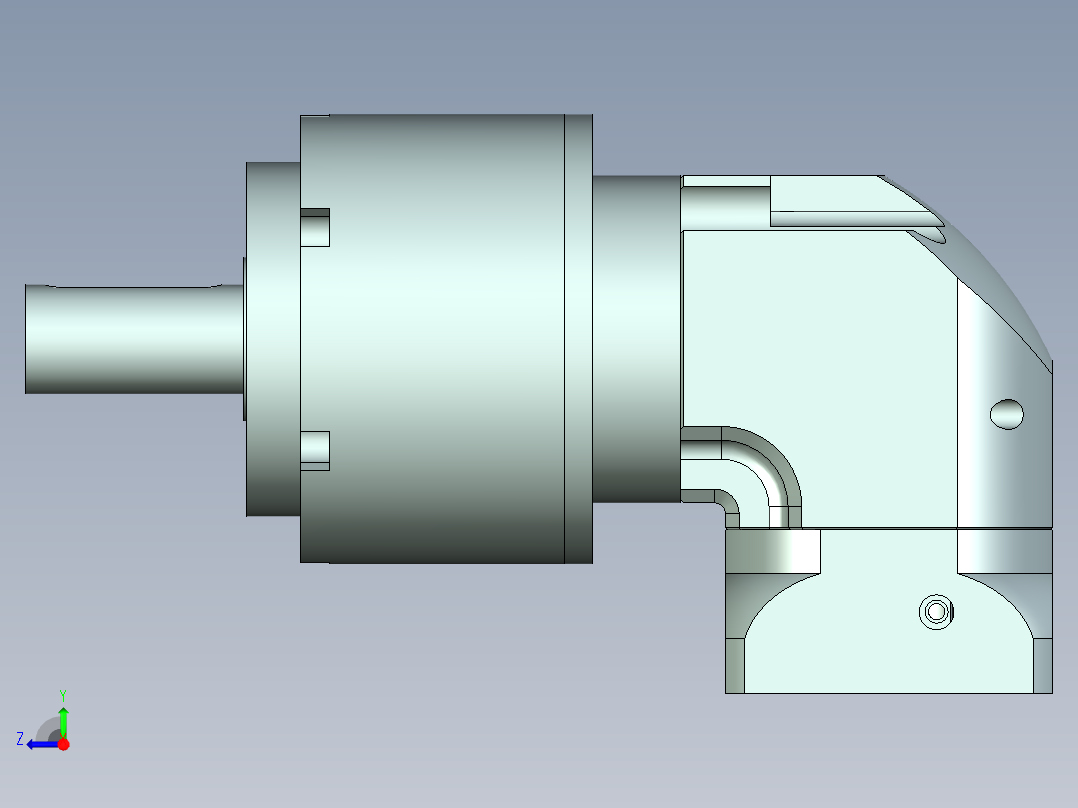 直齿ZPLE160-L2 22-110-145-M8.stp右视图