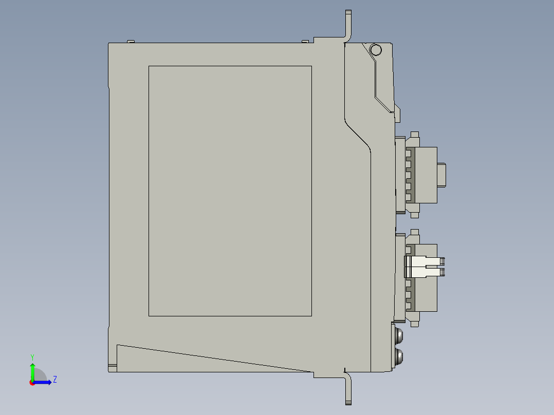 MADKT1505E伺服控制器左视图