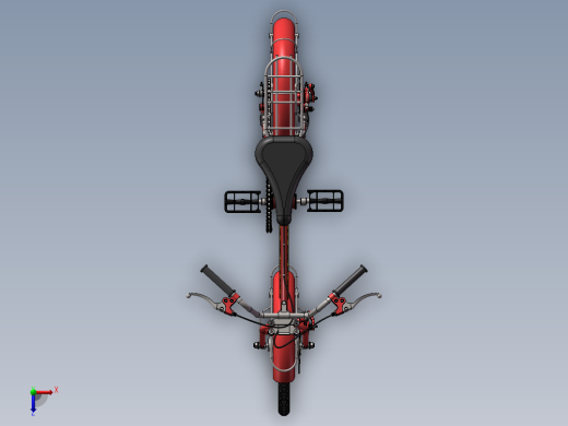 56---儿童单车（小型）sw2010三维图纸模型设计图纸俯视缩略图