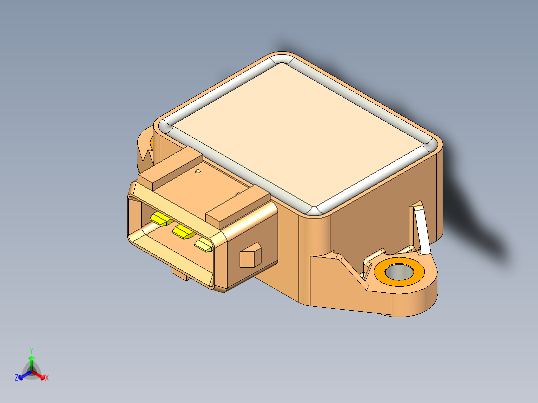 NOVOTECHNIK角度位移传感器SP-5000 系列正等轴测图