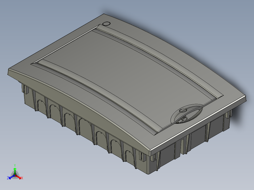 电气柜-81518正等轴测图