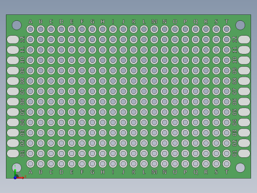电容器 二极管 电阻器-40mm x 60mm Proto PCB