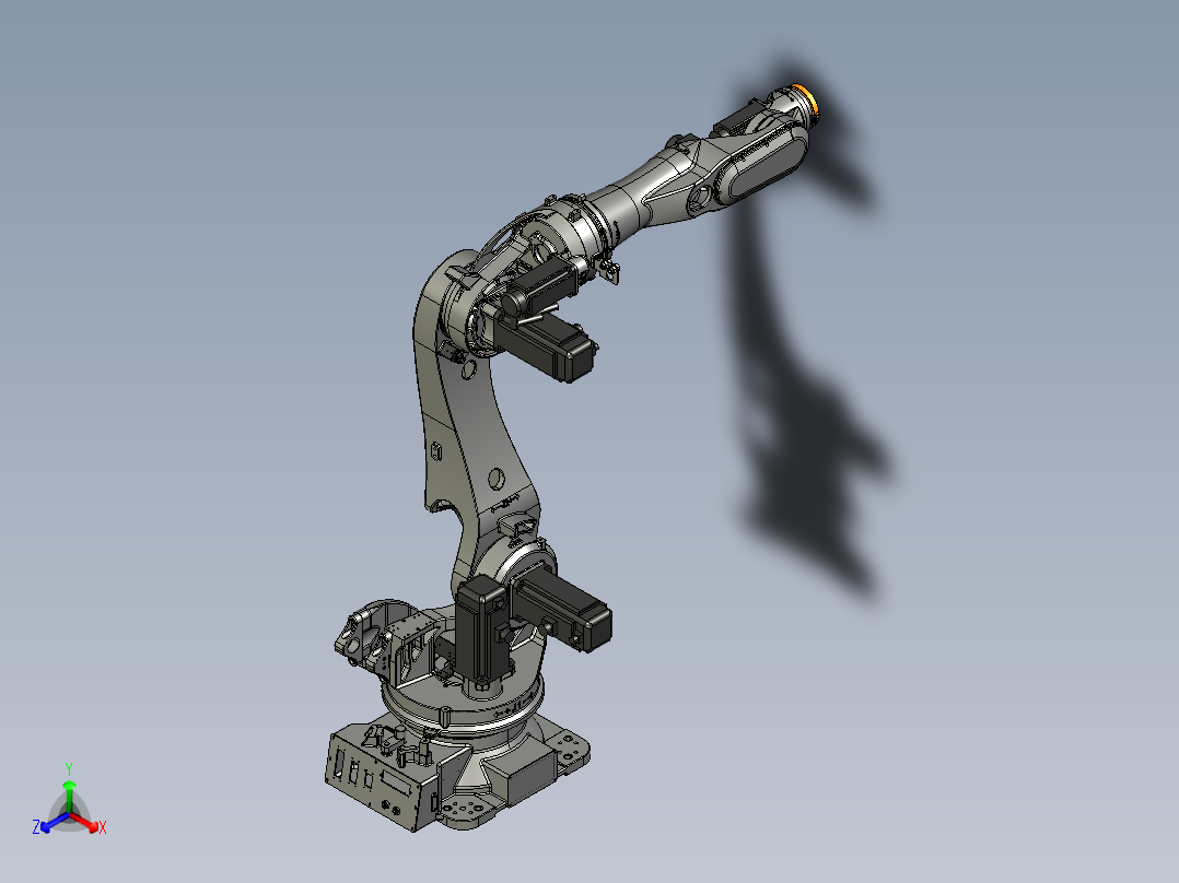 埃斯顿ER220B-2650 六轴工业机器人三维模型资料主视图