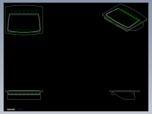 人體工學型把手EPR-SH,EPR,F-SH-2D多系列多零件图纸模型