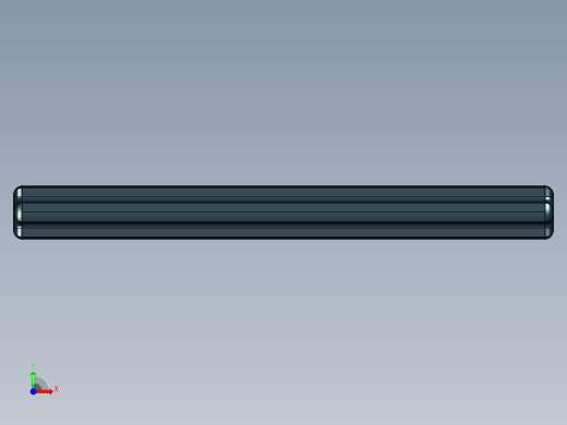 乐高机械组车桥-3706 Black Technic Axle 6.IGS前视缩略图