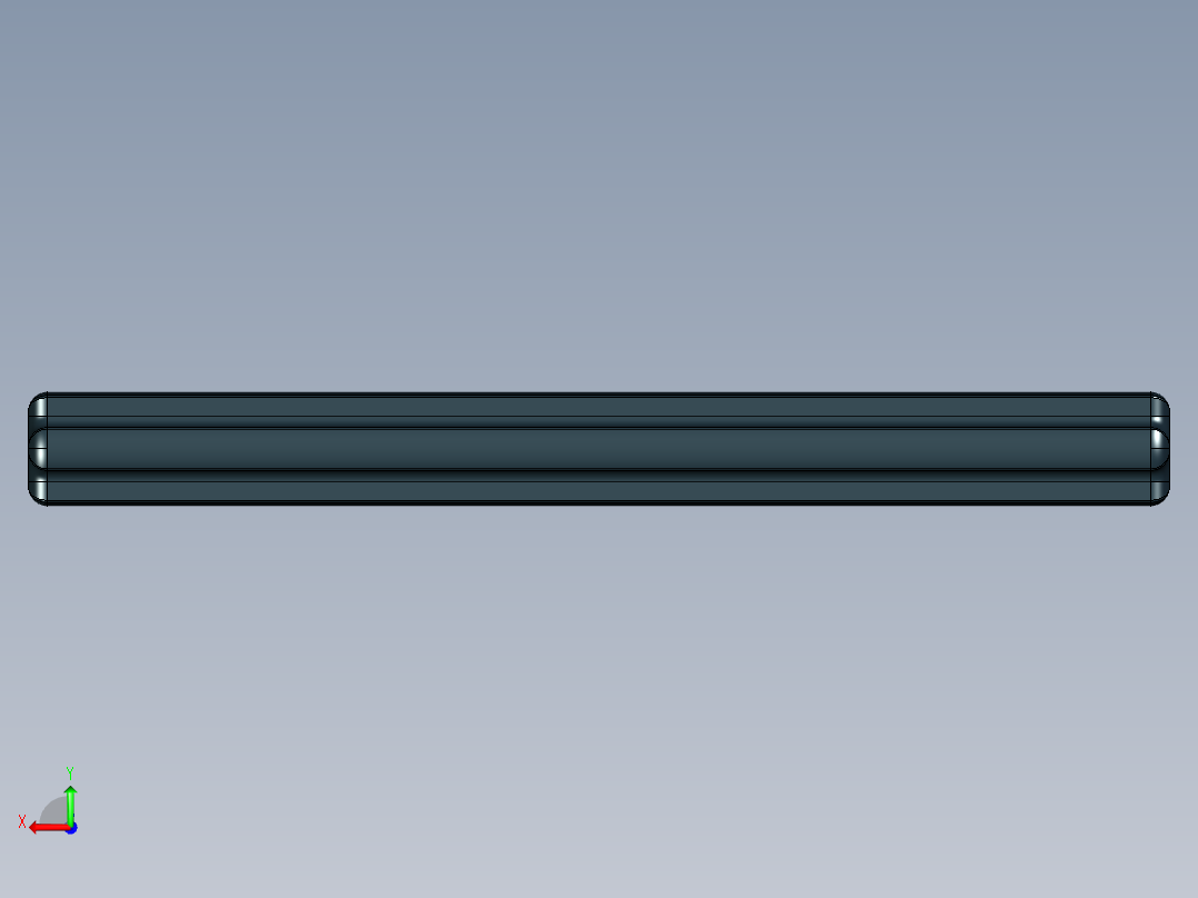 乐高机械组车桥-3706 Black Technic Axle 6.IGS后视图