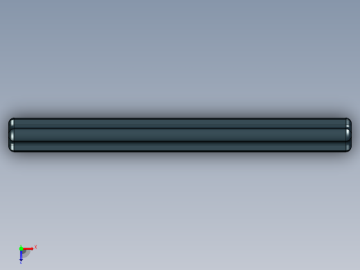 乐高机械组车桥-3706 Black Technic Axle 6.IGS俯视缩略图