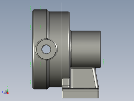 泵体镗孔夹具（CAD图+UG三维）右视缩略图