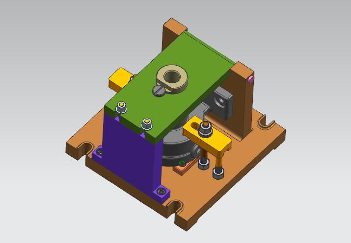 泵体镗孔夹具（CAD图+UG三维）