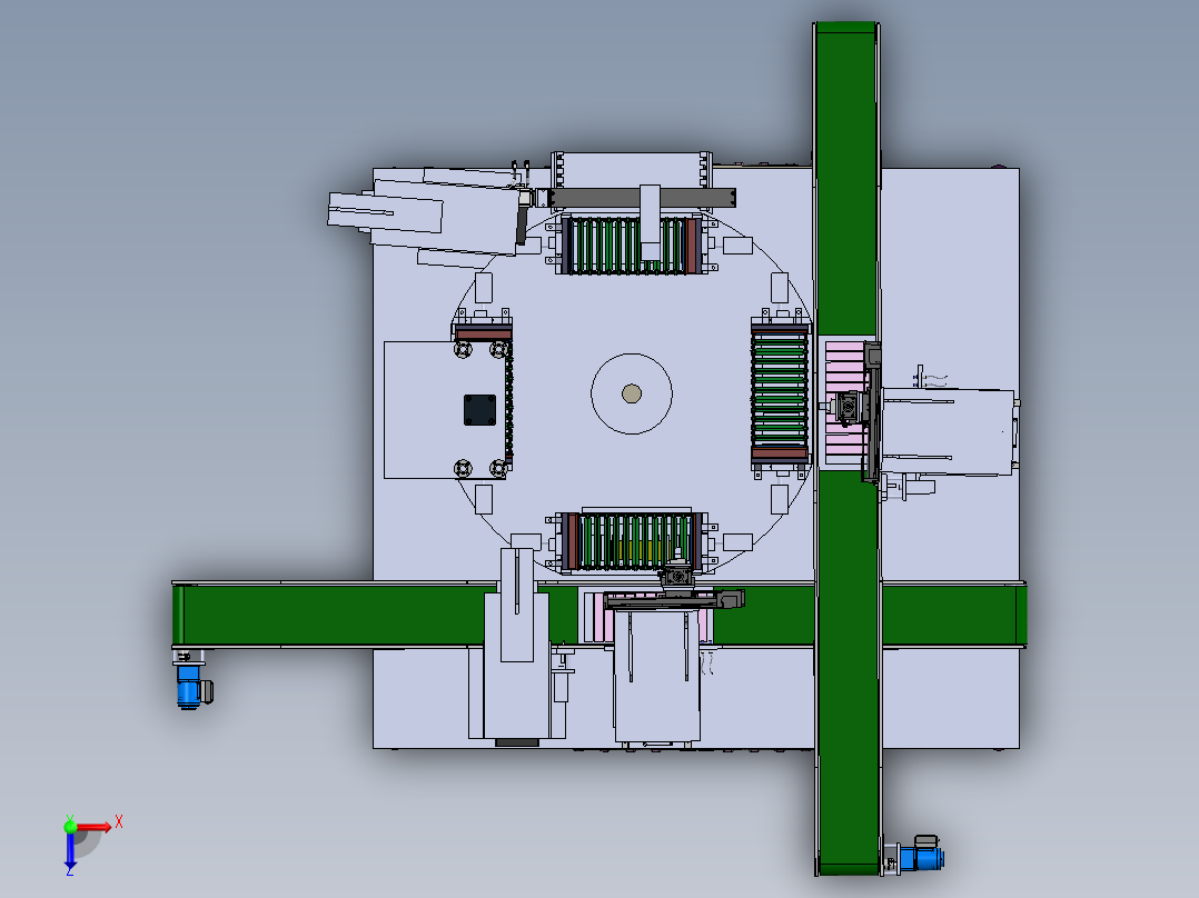 电池检测设备sw17可编辑俯视图