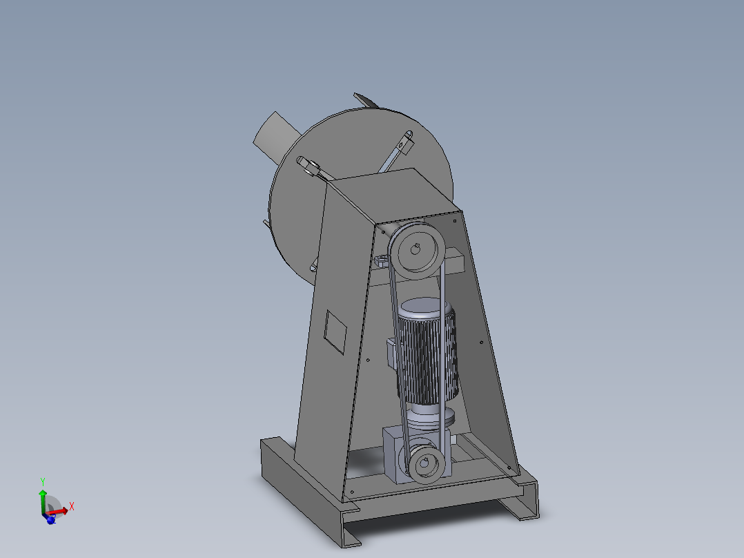 冲床放料机（sw20可编辑+工程图+bom）