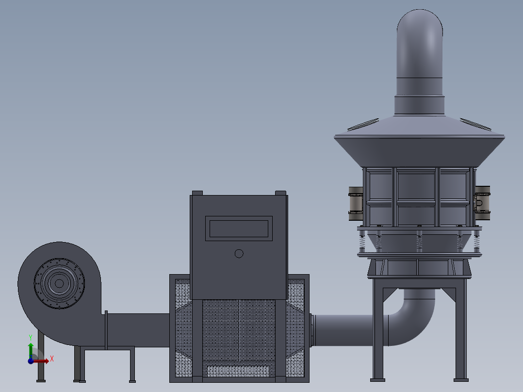 农用干燥机sw22可编辑前视图