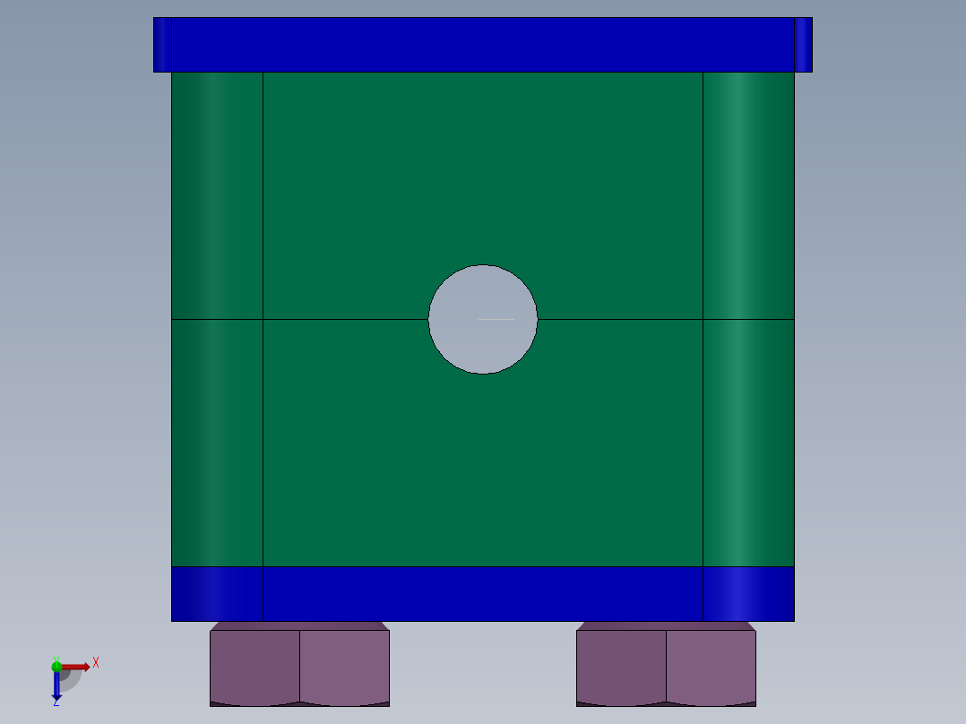 7个型号液压轻型管夹俯视图