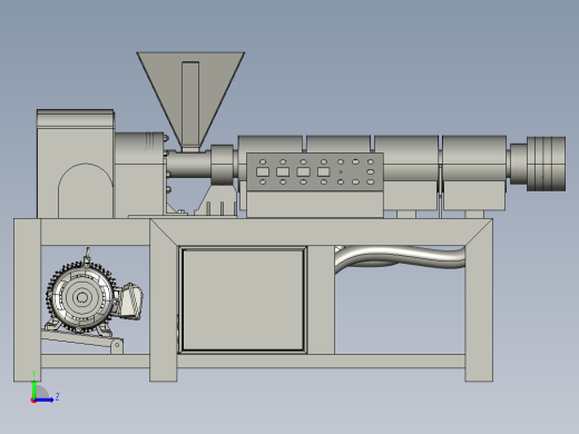 螺杆挤出机左视缩略图