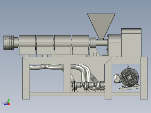 螺杆挤出机右视缩略图