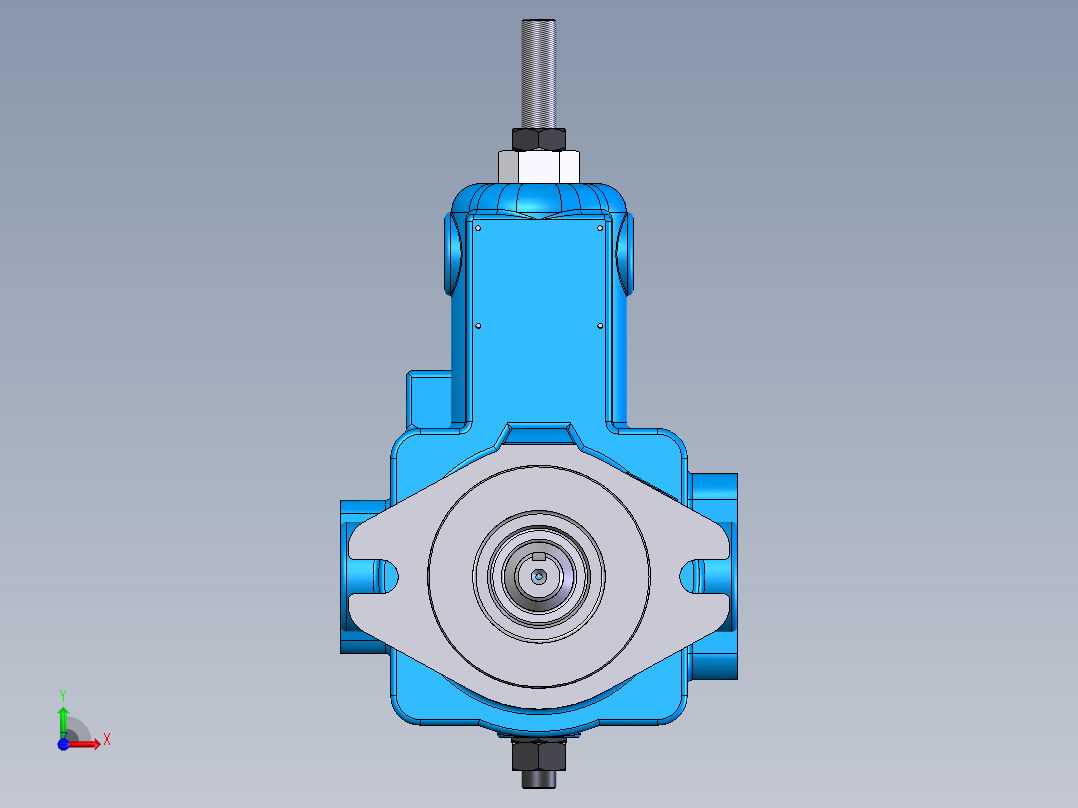 Continental Hydraulics-PVR15液压元件前视图
