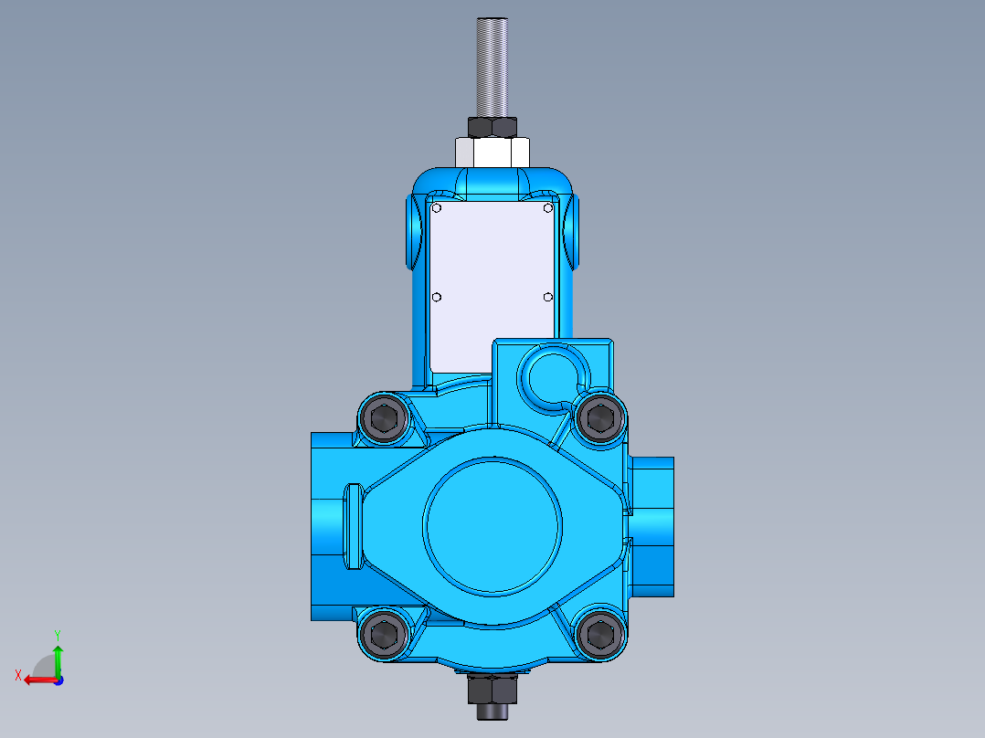 Continental Hydraulics-PVR15液压元件后视图