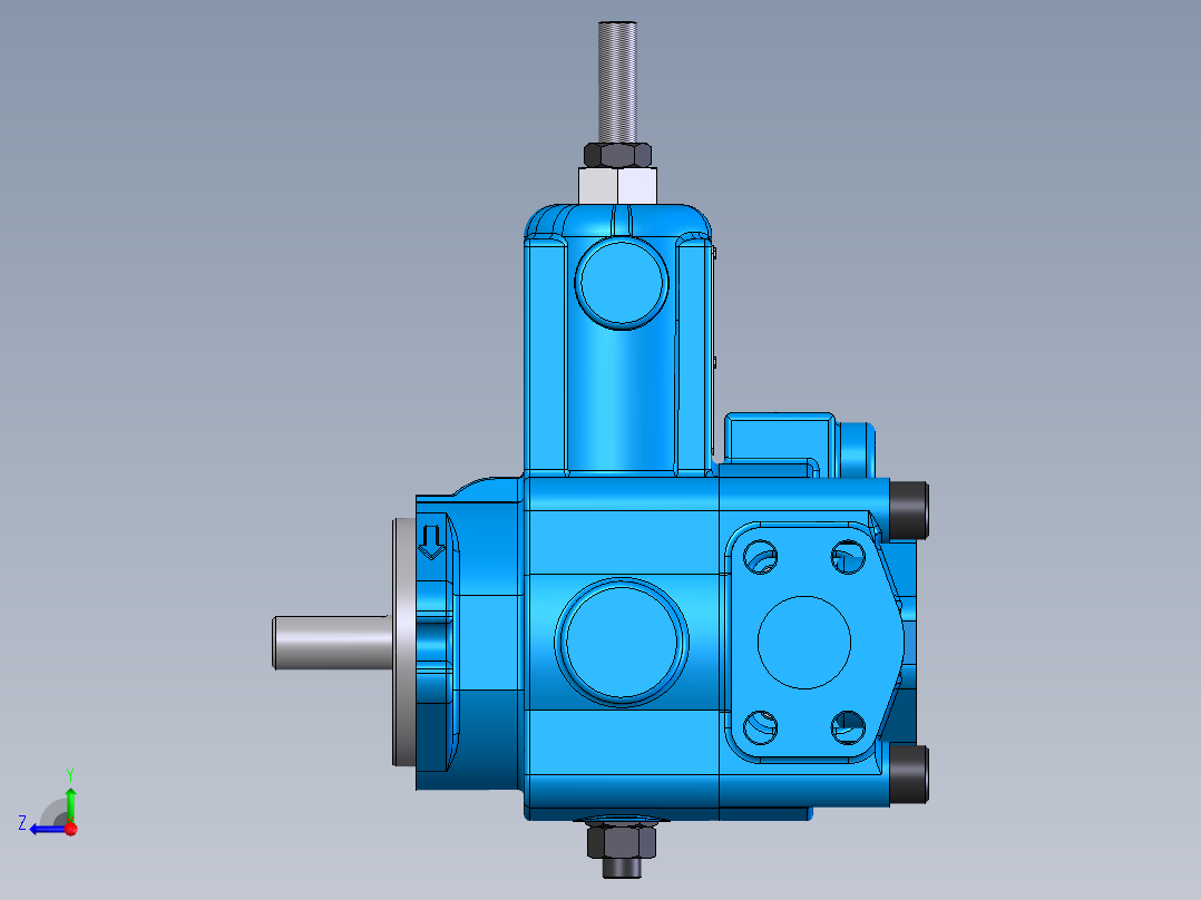 Continental Hydraulics-PVR15液压元件右视图