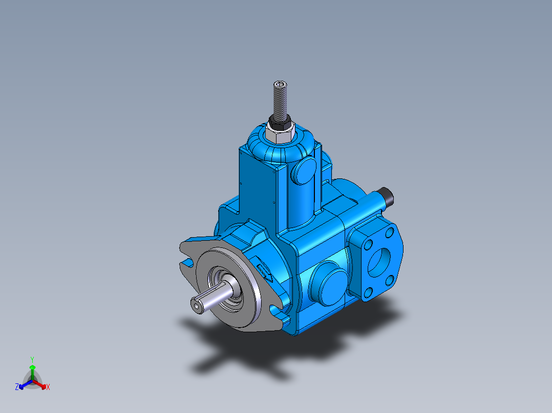Continental Hydraulics-PVR15液压元件正等轴测图