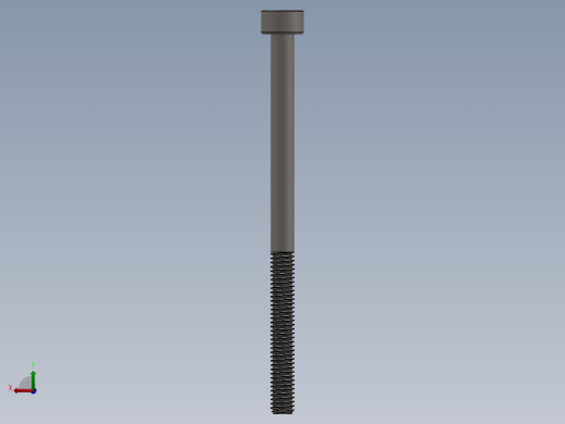 Screw_DIN_912_M2.5x40_A2.SLDPRT公制内六角螺钉后视缩略图